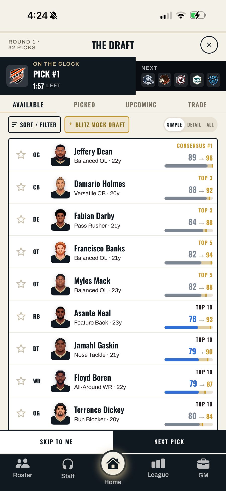 Draft board